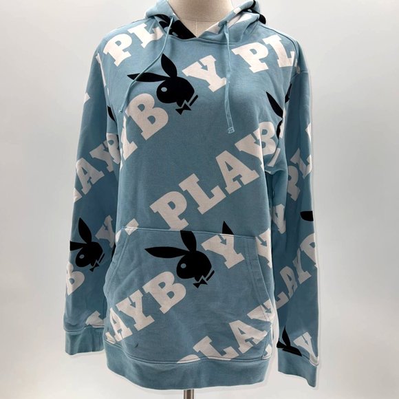 PLAYBOY Tops - Playboy by Pacsun Baby Blue Hoodie